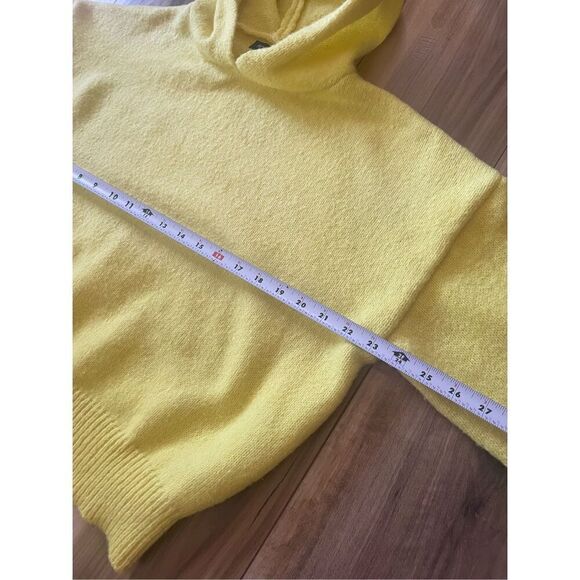 AQ-SPORT Women’s Knit Hoodie Sweater Yellow Size M - Picture 5 of 7